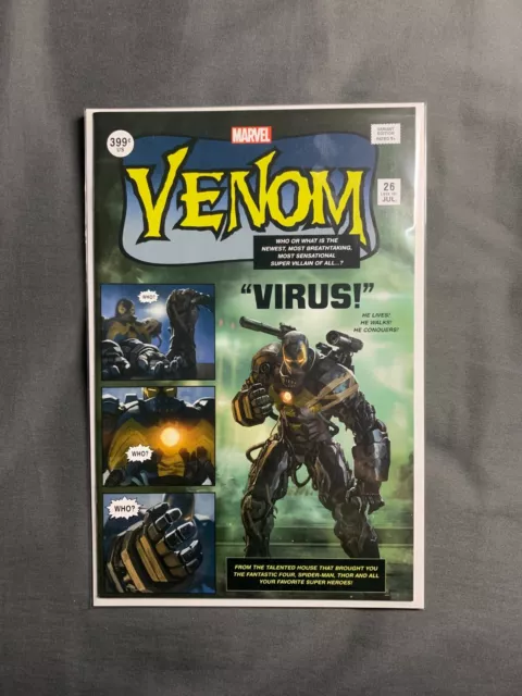 Venom #26 SSCO SKAN Cover 1st Virus App Iron Man HOMAGE TALES OF SUSPENSE 39 VF