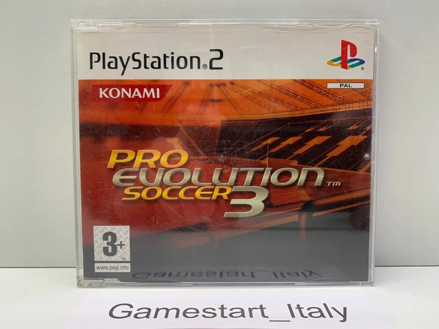 Pro Evolution Soccer 3 (PES 3) PS2 Version PAL FR - Jeu D'occasion En Bon état, Manuel Inclus, Football Légendaire
