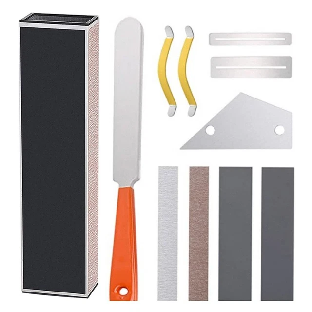 Fichier de couronnement de frette Kits d'outils de guitare Clé à réglage