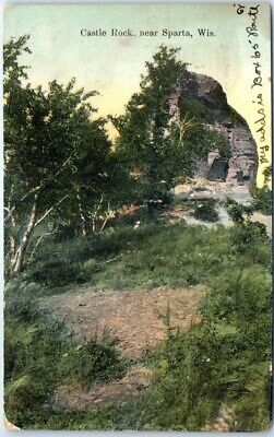 Postcard - Castle Rock Near Sparta, Wisconsin