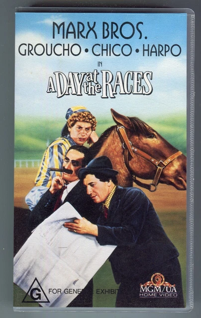 Jurassic 5 A Day At The Races A DAY AT The Races Marx Bros VHS MGM Home Video Groucho Chico Harpo