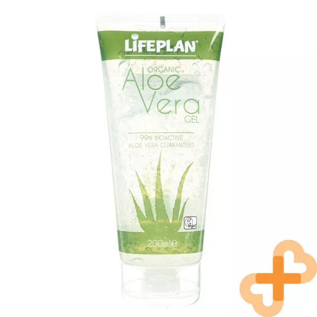 LIFEPLAN Aloe Vera Gel 200ml Adoucissement Hydratante Sec Rêche Peau