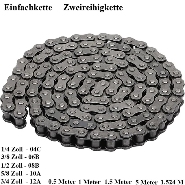 Rollenkette 24 B-1 (1 1/2'' X 1'') Elite - Top Industrieteile