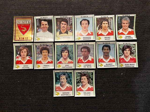 Pour Album Panini Foot 1979 10 vignettes au choix dans la liste D1 D2