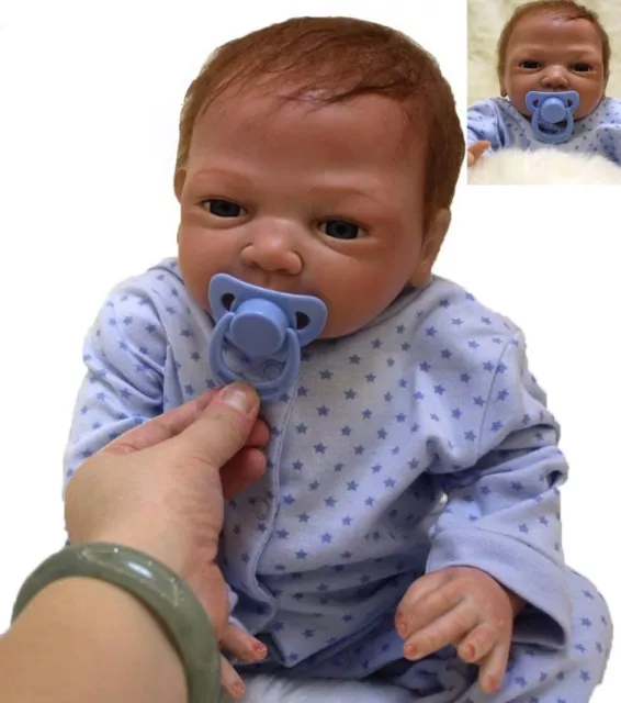 20" Reborn Dolls Baby Realistic Soft Vinyl Silicone Handmade Newborn XMAS Gifts