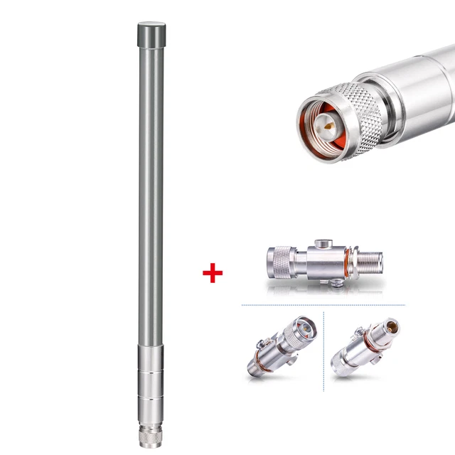 868MHz LoRaWAN Helium Fiberglass Antenna&Lightning Arresters For RAK Nebra Miner