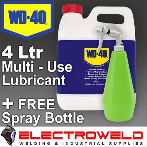 4L WD-40 Lubricant Grease Oil Tub + 1L Spray Bottle, Anti Rust Corrosion WD40