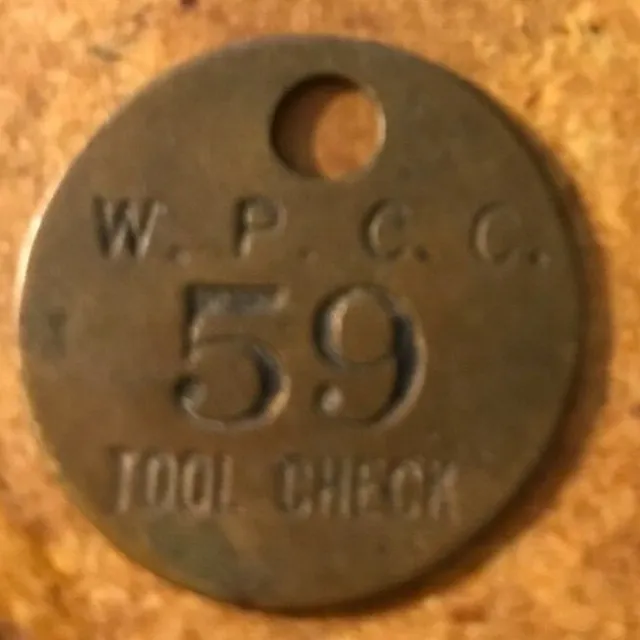 #F  White Pine W.P, Co, tool check   copper mine 2