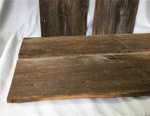 4 Barn Wood Reclaimed Planks, Wall Siding Boards, Lumber Floating Shelf A11, 3