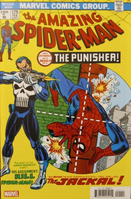 AMAZING SPIDER-MAN #129 Facsimile Edition Marvel Comics 2023 NM