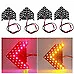 2X Arrows Panel Car Side Mirror New 33SMD LED Turn Signal Light Low Consumption