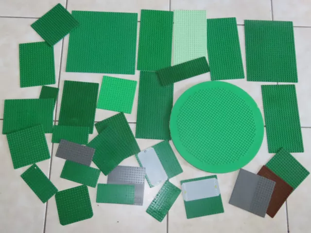 Lego plaques de base lot de plusieurs tailles