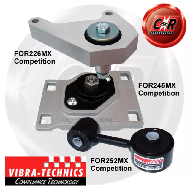 Fits Ford Focus (98-04) ST170, SVT Vibra Technics Full Engine Mount Race Kit