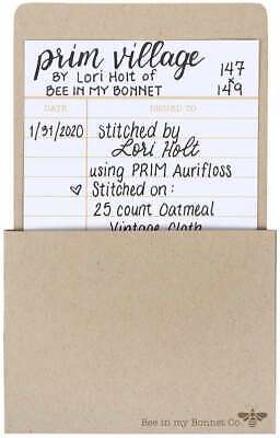 Es coser Paquete de Etiqueta de tarjeta de biblioteca de Emma 12/Pkg 3"X5" 672975236397