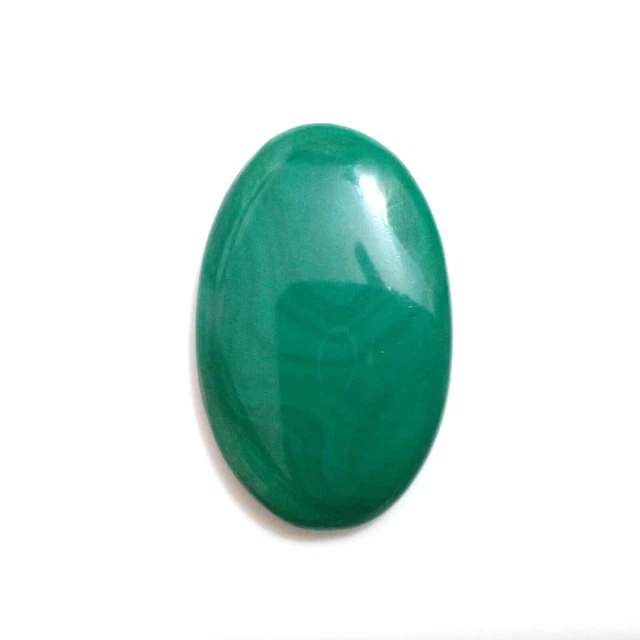 Véritable pierre précieuse ovale lisse en cyanite bleue naturelle 4