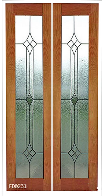 Leaded Glass designer FD0231 interior doors  24"x 80 "x 13/8