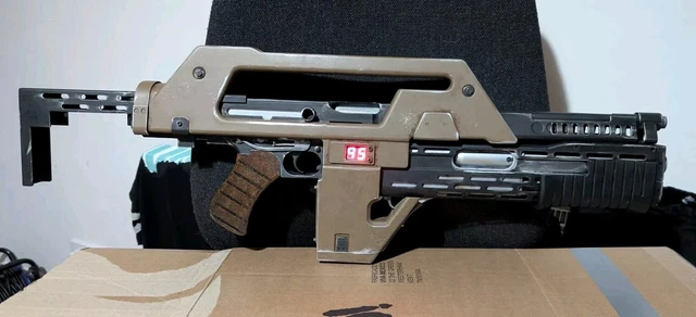 ALIENS PULSE RIFLE Prop Replica 3D printed replica M41A high quality £ ...