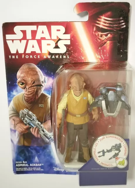 Star Wars Force Awakens Admiral Ackbar Action Figure 9cm Hasbro