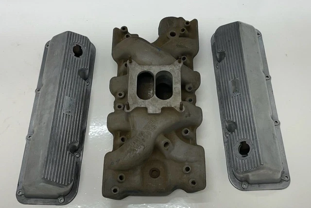 69 70 Boss 302 Mustang Aluminum Intake & Valve Covers Ford Under Hood Accessory