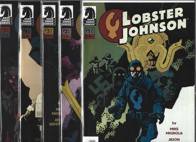 Lobster Johnson The Iron Prometheus #1-#5 Set (Nm-) Mike Mignola, Dark Horse