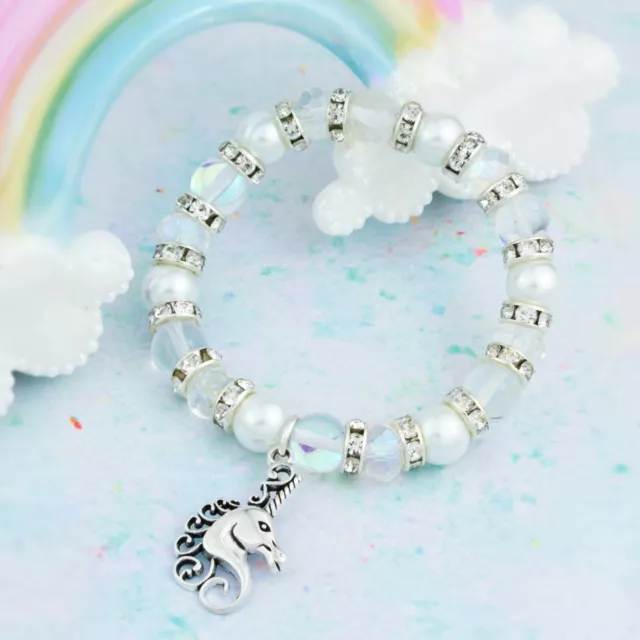 Unicorn Bracelet, Fairy Tale Jewellery, Little Girls Gifts, Birthday Present 2