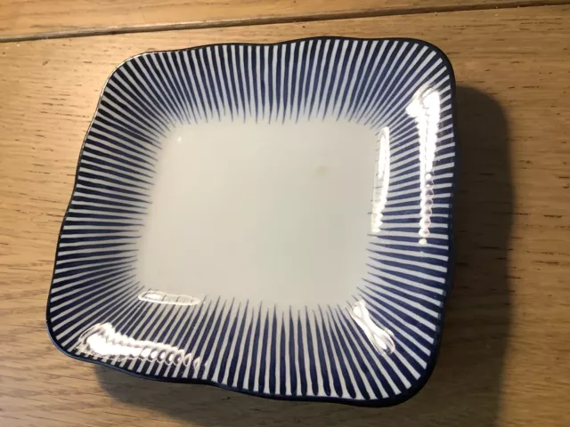 Japanese Plate Ceramic Retro Traditional 15cm x 13cm