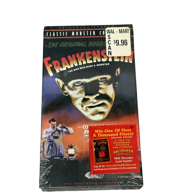 UNIVERSAL MONSTERS VHS Frankenstein Mummy's Tomb Wolfman Classic Collection  MCA EUR 23,96 - PicClick ES