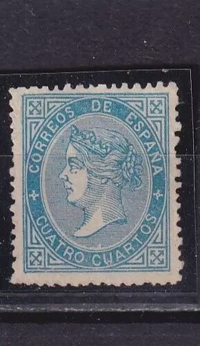 1867 - España - Isabel II - Edifil 88 - Bien centrado - MNG