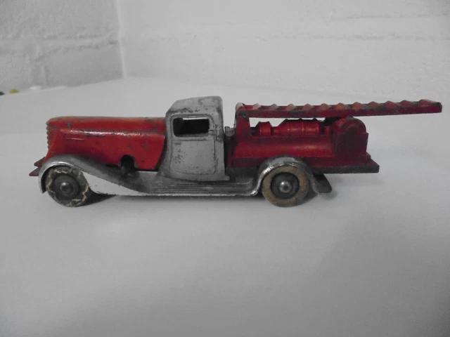 RARE ancien Solido n° 68 daté 1936 camion démontable avec échelle de pompiers 
