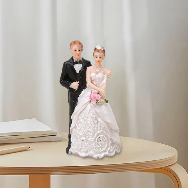 Ornement décoratif de résine de statue de figurine de couple pour la chambre