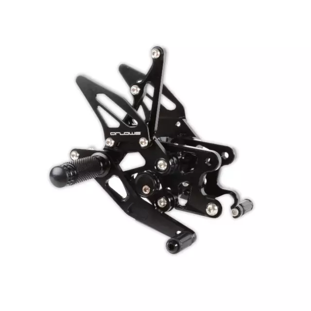 Arlows Racing Fussrastenanlage Suzuki GSX-R 1000 17-18 L7 L8 schwarz rearset