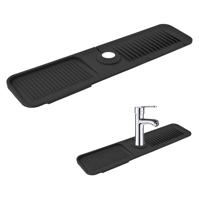 WORKTOP SINK SPLASH Guard With Soap Dispenser Hole Faucet For Kitchen Water Save 23.73