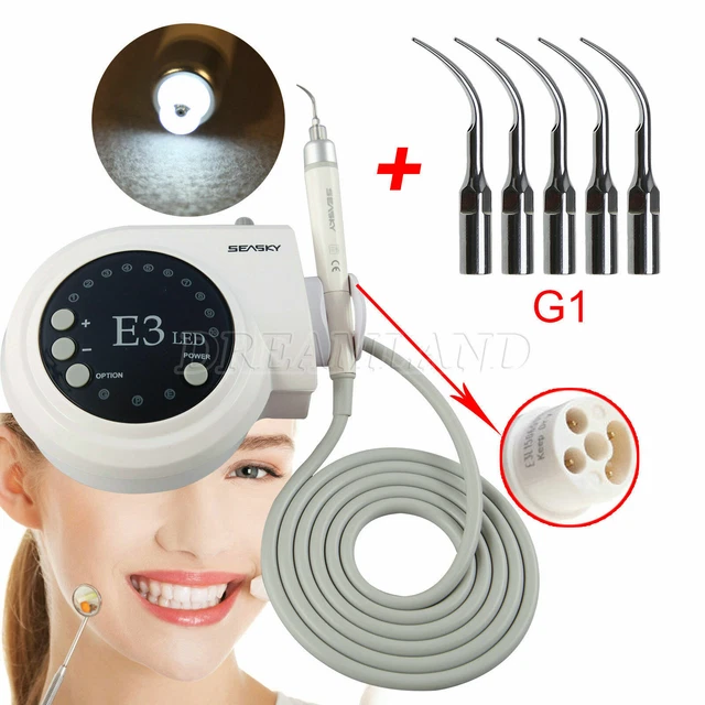 Ultraschall Piezo Scaler LED-Licht Perio Fit EMS + 5*Scaling Tips G1