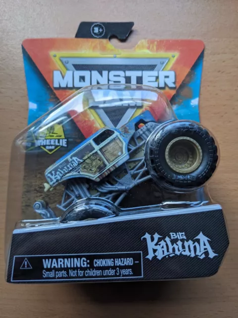 Monster Jam Wheelie Bar 1:64 Die-Cast Monster Truck - Big Kahuna