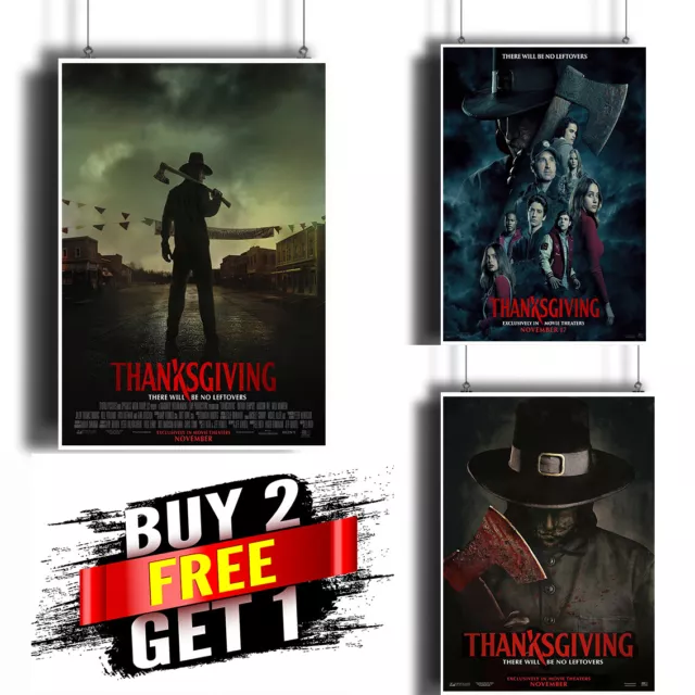 Thanksgiving Poster Affiche Film Horreur 2023 Patrick Dempsey