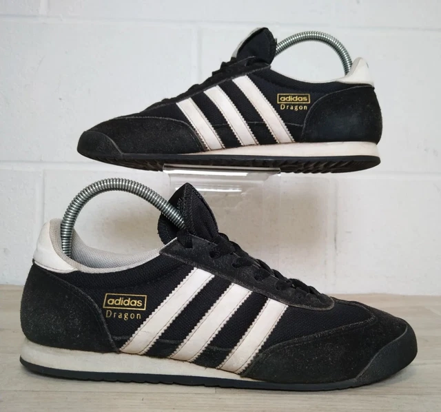 ADIDAS ORIGINAL DRAGON Low Leather Trainers UK9 US9.5 EU43 AQ3026
