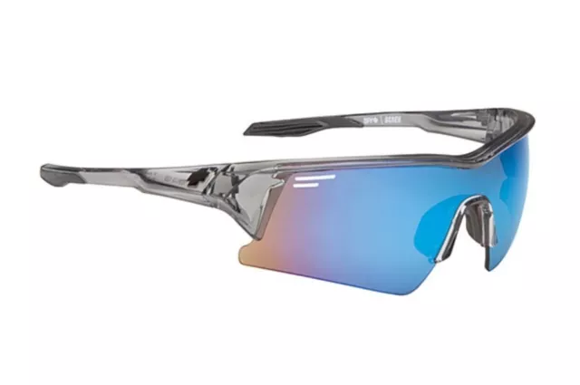 * SPY optic Sunglasses SCREW Clear Smoke Frame With Blue Mirror Lens