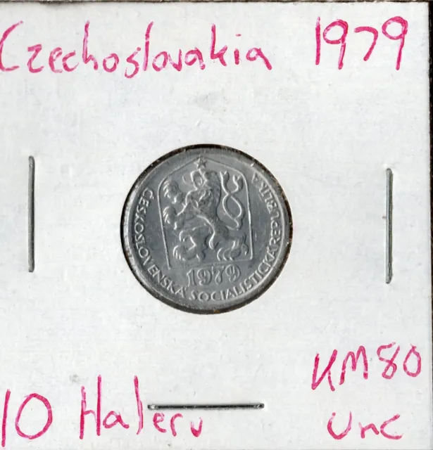 Coin Czechoslovakia 10 Haleru 1979 KM80