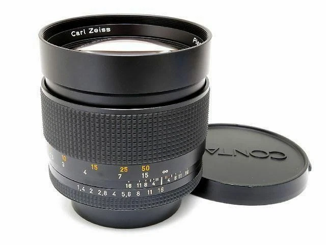 Carl Zeiss Planaren T 85mm F1.4 AEG Mf Tele Objektiv Exzellent Aus Japan F/S