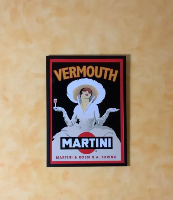 Poster Pubblicitario Con cornice Martini Vermouth, di Dudovich