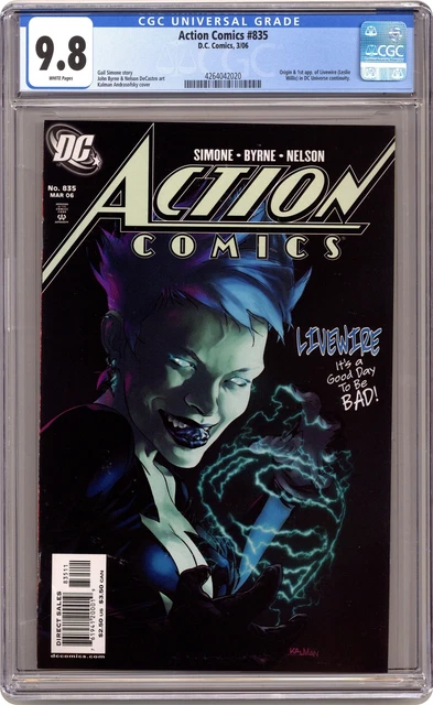 Action Comics #835 CGC 9.8 2006 4264042020 1st app. Livewire in DCU