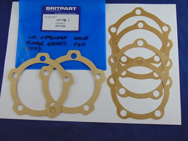 LAND ROVER DEFENDER Drive Flange Gasket 571752 X 6 £2.50 - PicClick UK