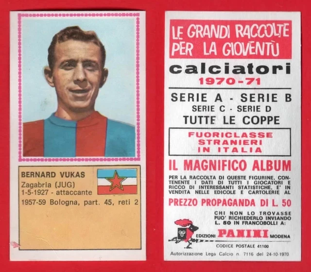 Vignettes Ageducatif 1970/71 Jean Pierre Serra Ajaccio # 13