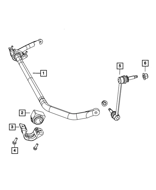 Genuine Mopar Hex Head Bolt And Washer 6101848