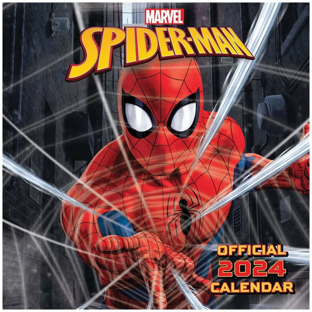 SPIDERMAN SQUARE CALENDAR 2024New Official Merchandise 17.29 PicClick