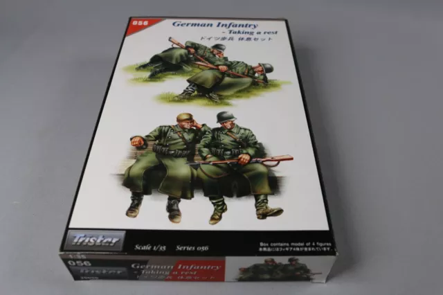 ZC257 TRISTAR 056 Maquette 1/35 Soldats Militaire German Infantry Taking A Rest