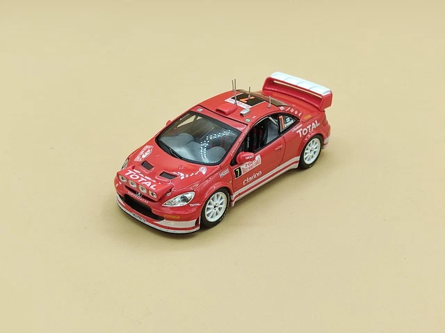 Ixo 1/43 Scale RAM186 PEUGEOT 307 WRC FINLAND 04 GRONHOLM