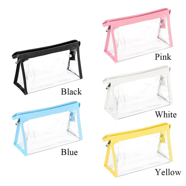 Fermeture éclair Stockage cosmétique Pochette de maquillage Trousse Stylo Sac 2