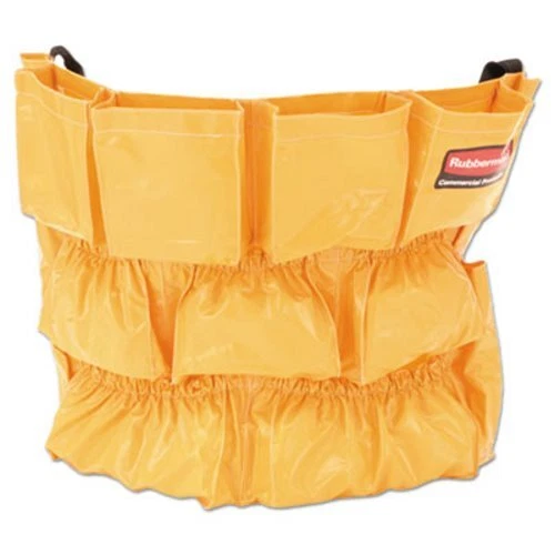 Rubbermaid 2642 Brute 32 & 44 Gallon Trash Can Caddy, Yellow (RCP264200YW)