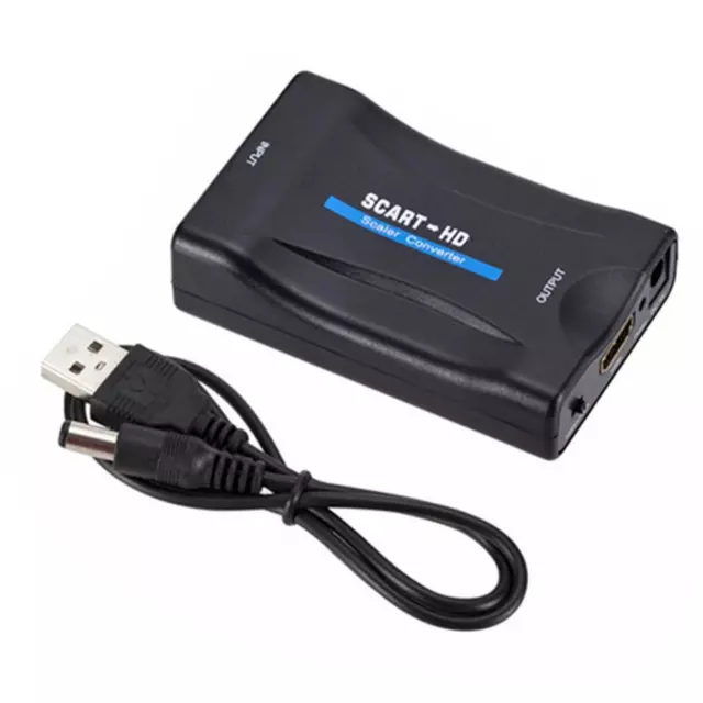 Scart to HDMI 1080P HD TV Converter Converter Converter Scaler adpter DE